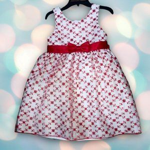 American Princess Baby Girl’s Formal Holiday Christmas Dress Size 6 Months